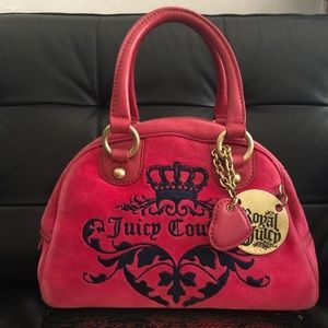 ❤️SOLD❤️Juicy couture velour handbag